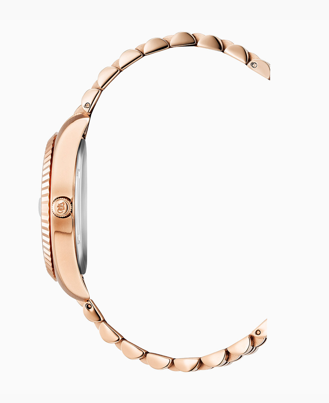 Inspiration Elegance 36mm •  Three-hands Date Rosegold-tone White dial • Stainless steel Swiss watch