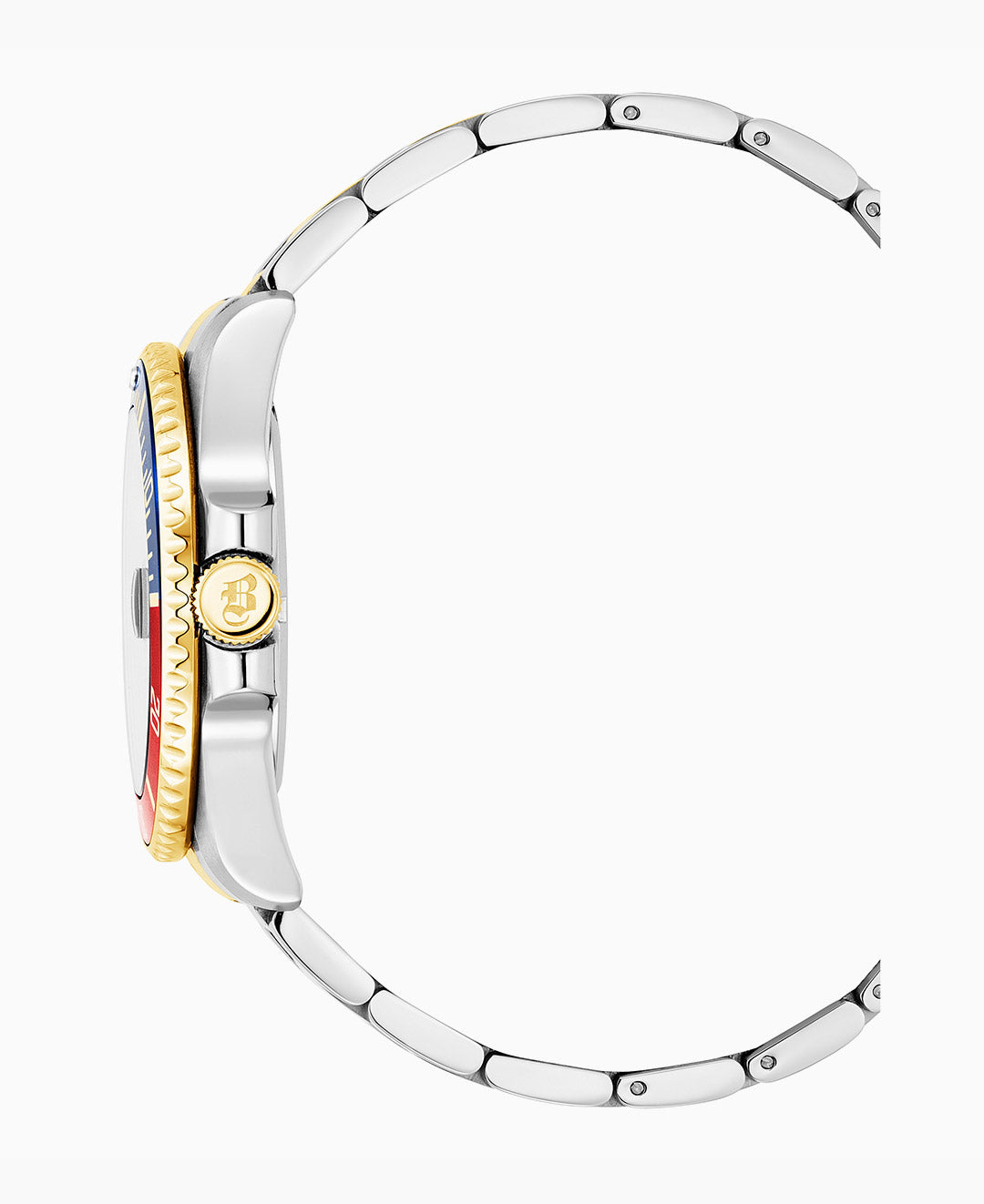 PRO SCUBA 43 Three-hands Date Two-tone Silver dial • Stainless steel Swiss watch