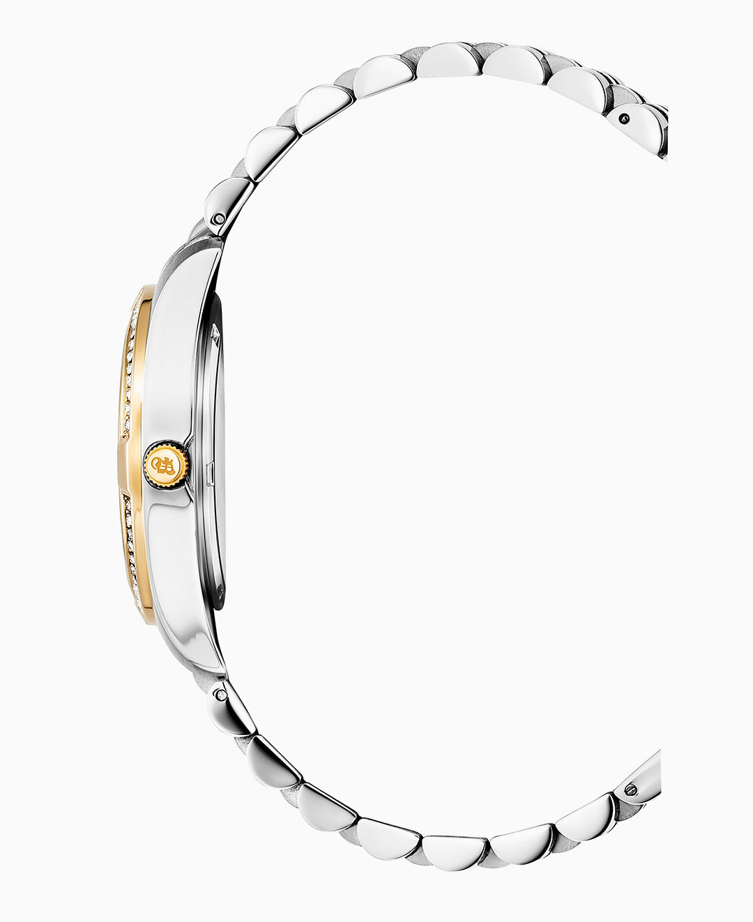 Inspiration Elegance Prestige 34mm •  Three-hands Two-tone White dial • Stainless steel Swiss watch