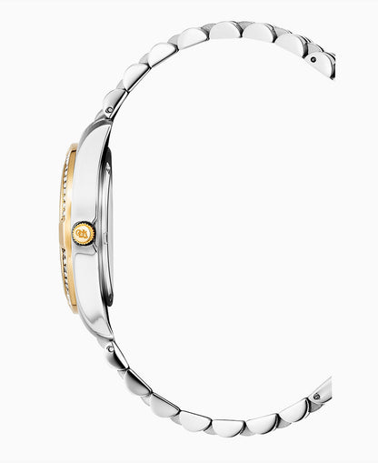 Inspiration Elegance Prestige 34mm •  Three-hands Two-tone White dial • Stainless steel Swiss watch