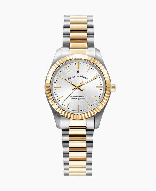 Inspiration Prime 31mm •  Three-hands Two-tone Silver dial • Stainless steel Swiss watch • JWL03905