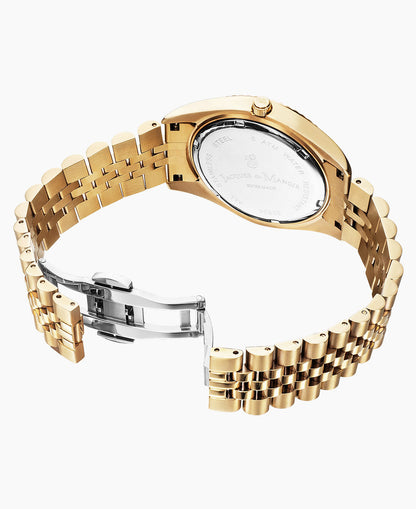 Inspiration Business 40mm •  Three-hands Date Gold-tone White dial • Stainless steel Swiss watch