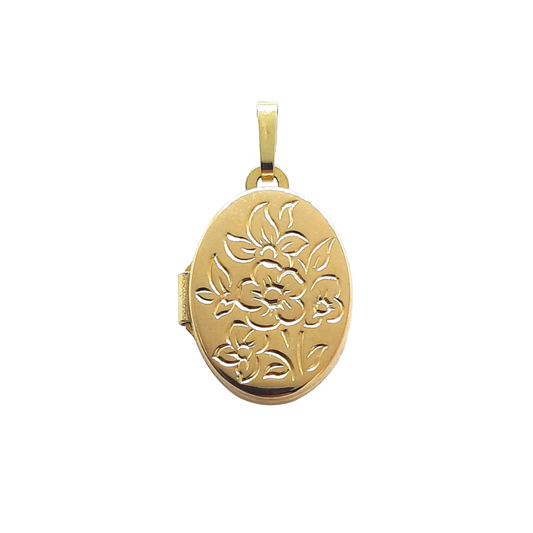 9ct 15mm Flowers