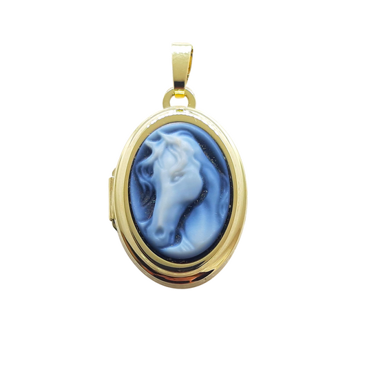 9ct 18mm Horse