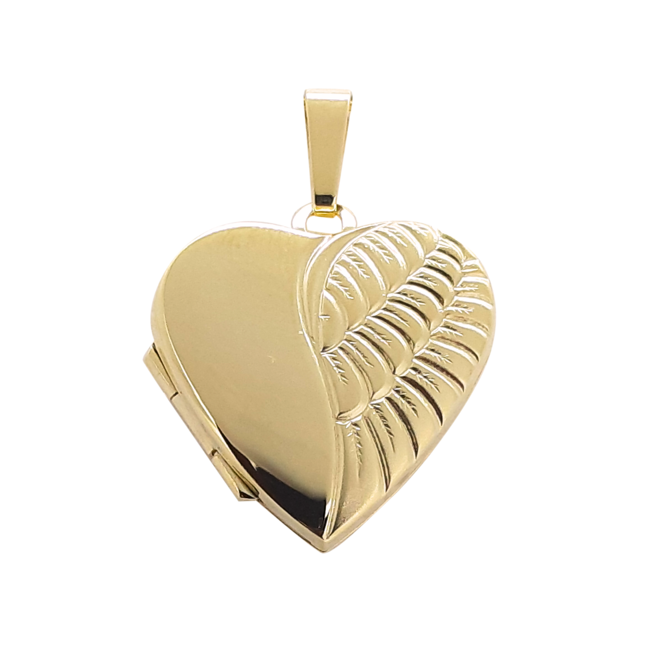 9ct 20mm Wing Heart