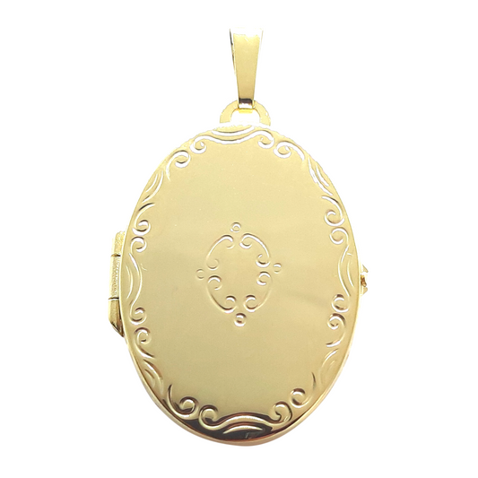 9ct 28mm Locket