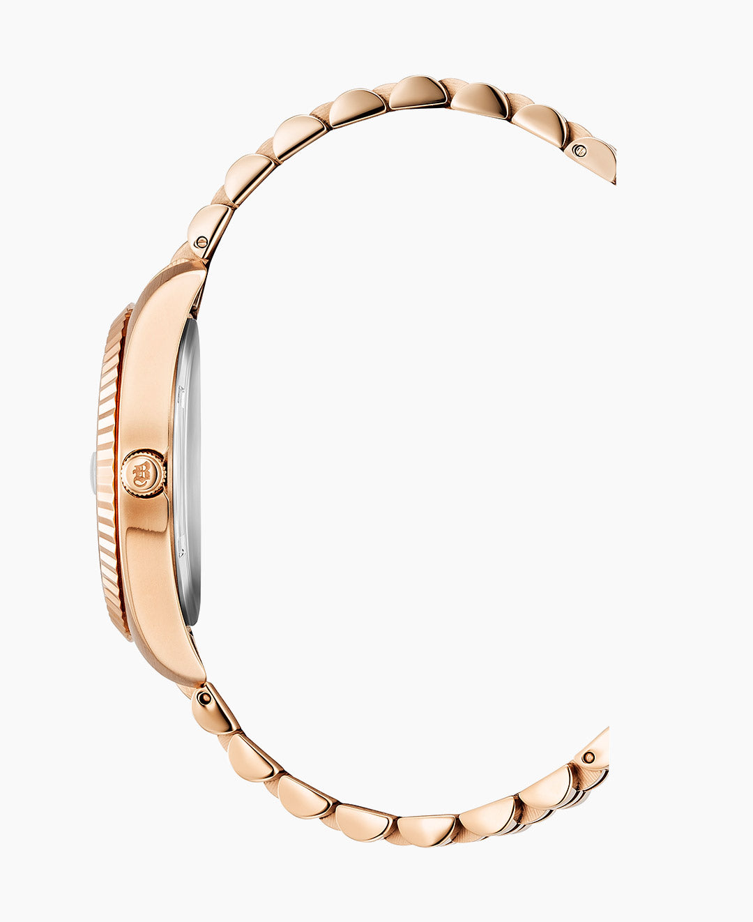 Inspiration Elegance 36mm •  Three-hands Date Rosegold-tone Silver dial • Stainless steel Swiss watch