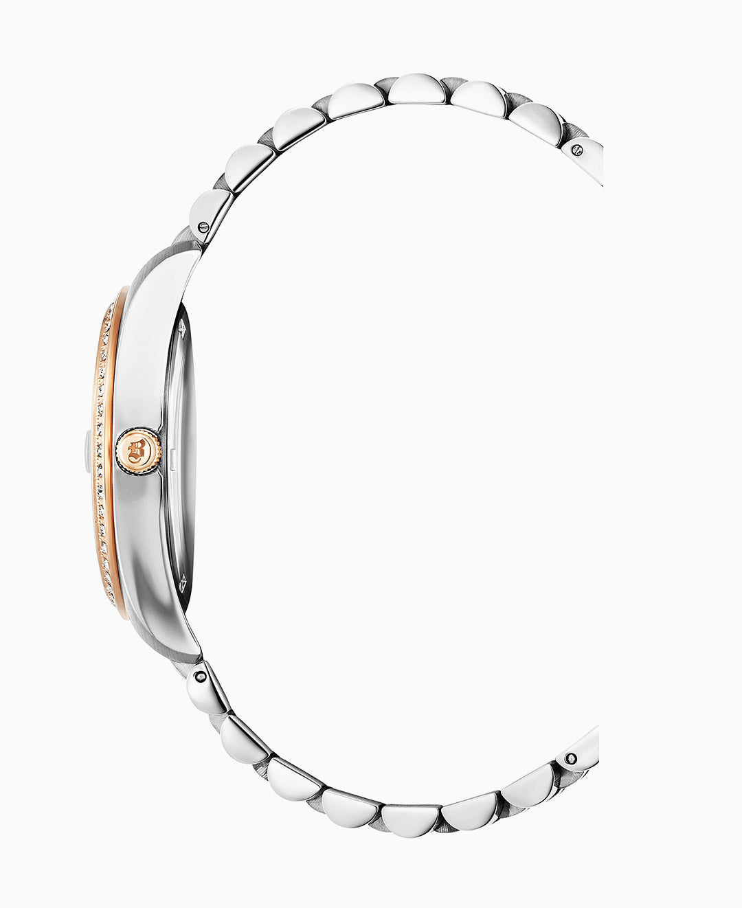 Inspiration Elegance 36mm •  Three-hands Date Two-tone White dial • Stainless steel Swiss watch