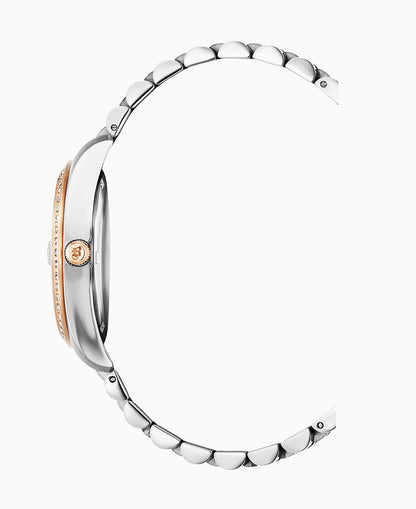 Inspiration Elegance 36mm •  Three-hands Date Two-tone White dial • Stainless steel Swiss watch