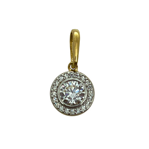 9ct Halo CZ