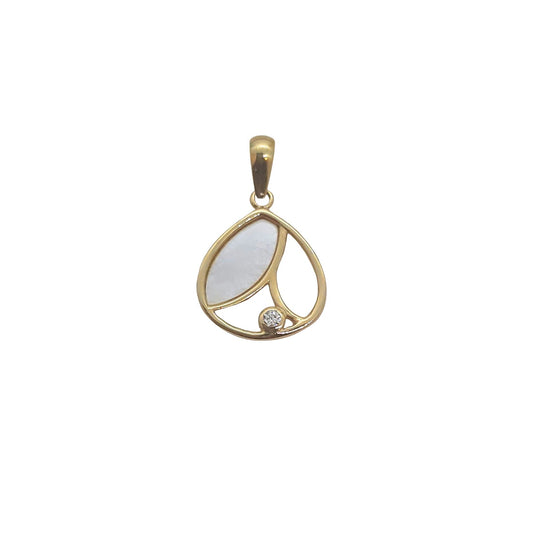 9ct MOP CZ