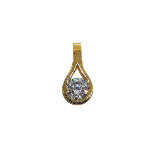 9ct CZ Pendant
