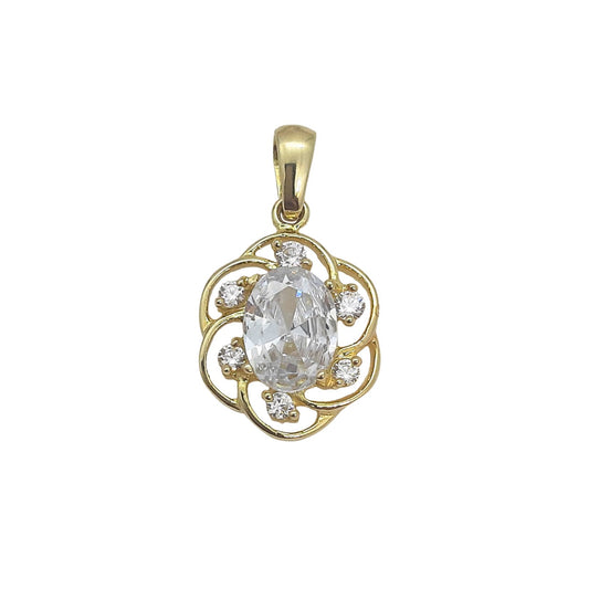 9ct Oval Open Cluster C