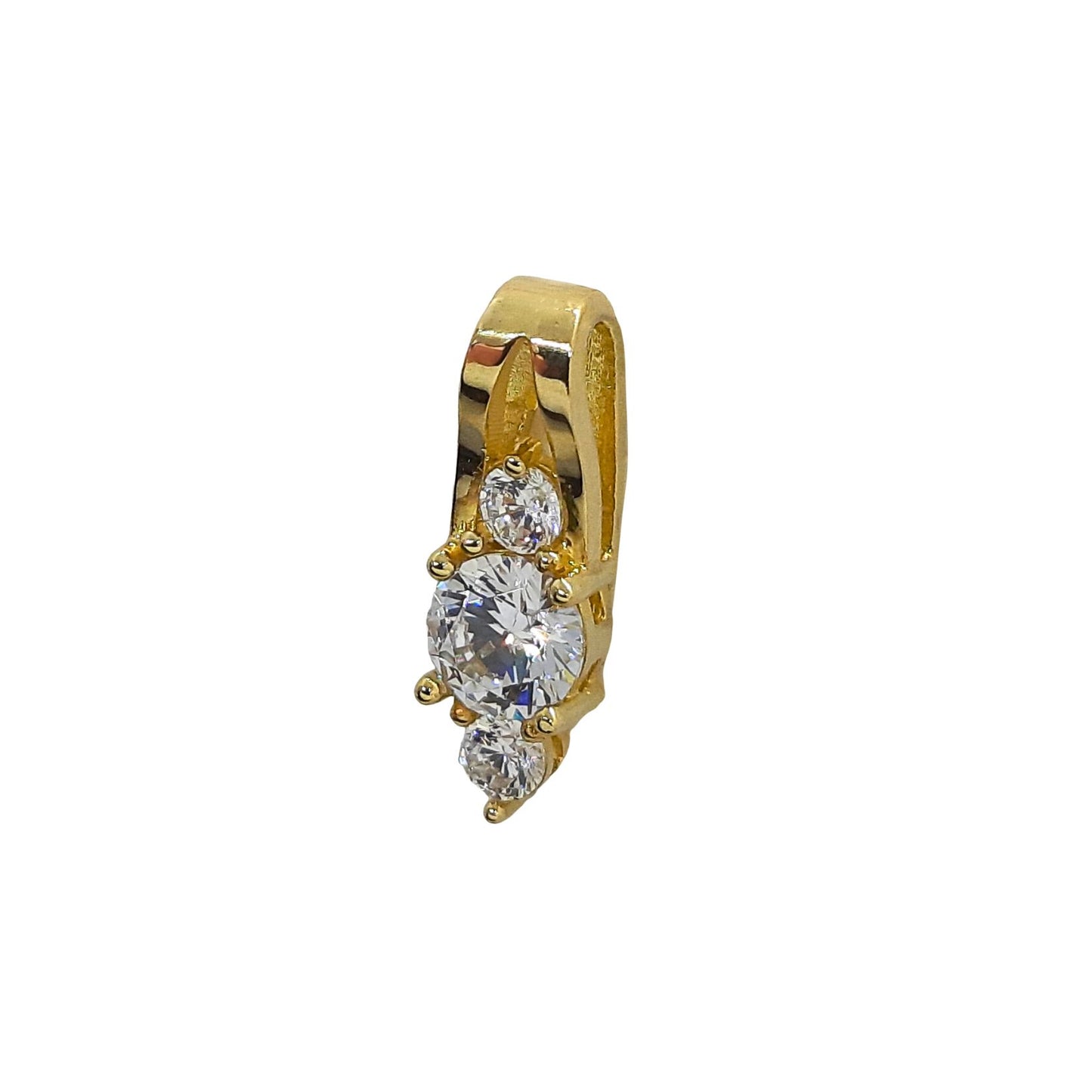 9ct 3 Stone Slider