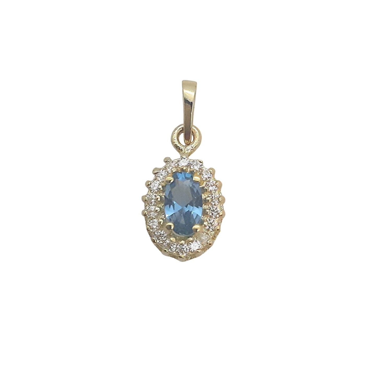 9ct 8mm Oval Cluster B