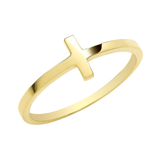 9ct Cross Ring