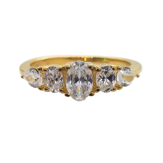 9ct 5stone Oval