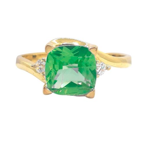 9ct Cushion - Green