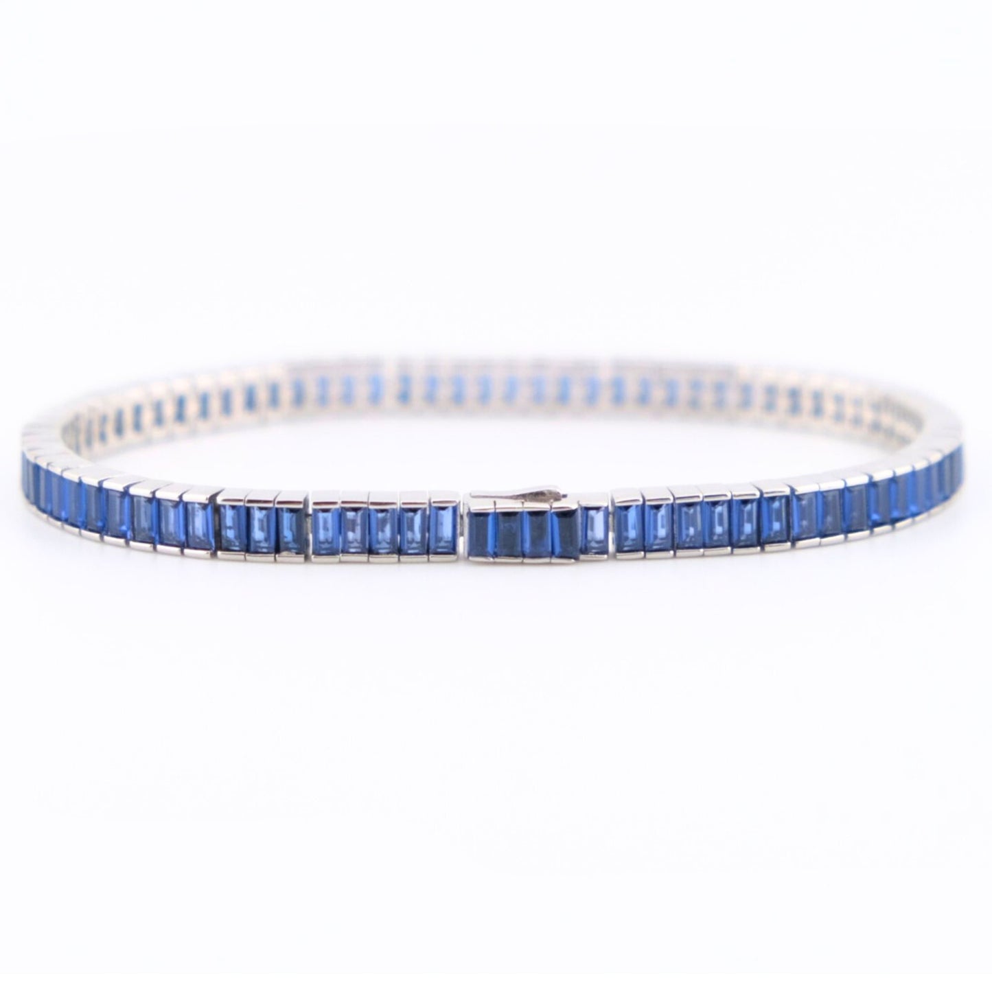 Rectangle CZ Tennis Bracelet