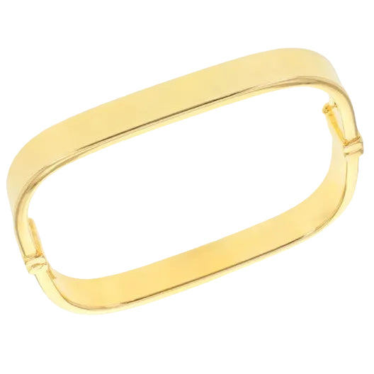 Gold plated bangle