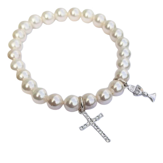 Pearl Communion Bracelet