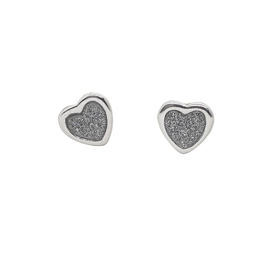 Stardust heart, earring