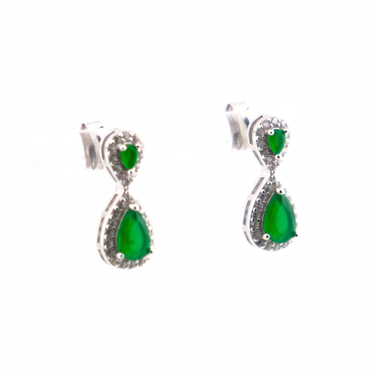 Pear Stud Green
