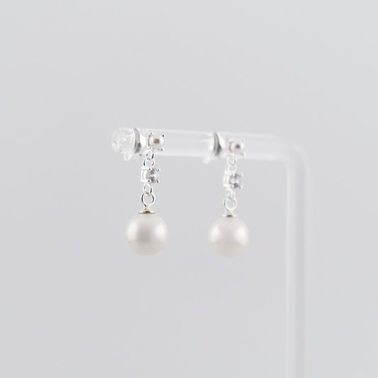 Pearl CZ drop