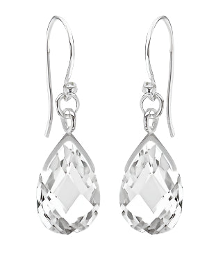 Checker Briolette Hook Drops