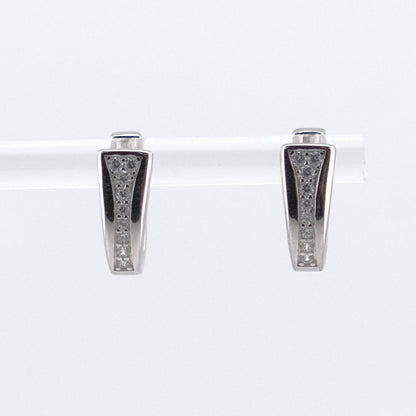 CZ huggy earring