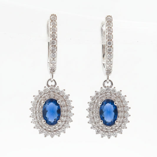 26mm Cz Hoop Blue