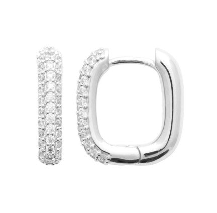 CZ Pavé Hoop