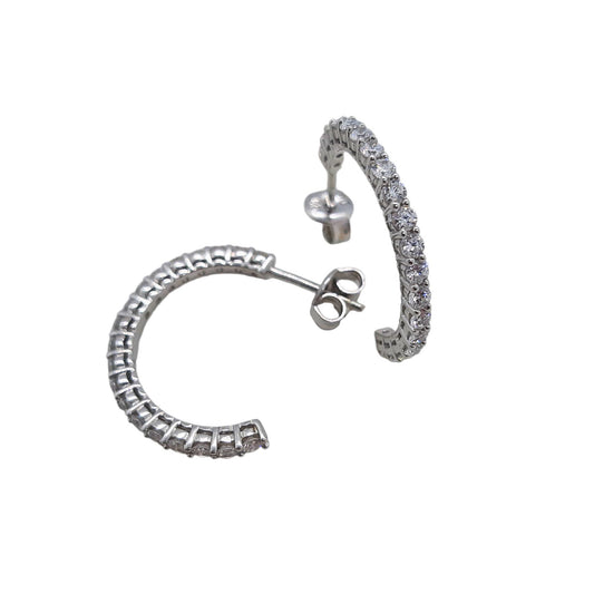 22mm Half Hoop Eternity