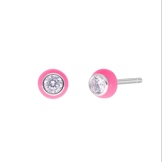 CZ Pink Enamel