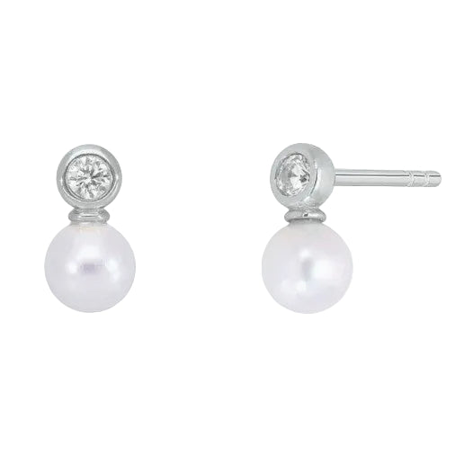 Pearl CZ Stud