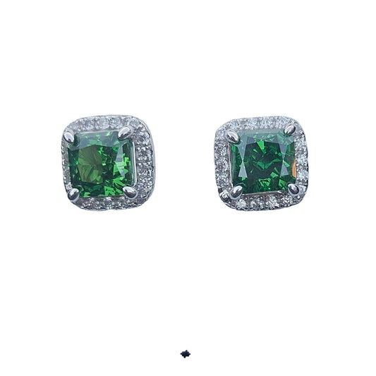 7mm Square Cluster Green