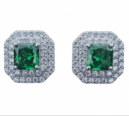 12mm Octagonal Green