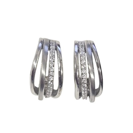 CZ Huggy Earrings