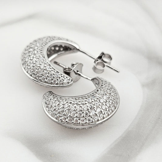 Cz Hoop Stud