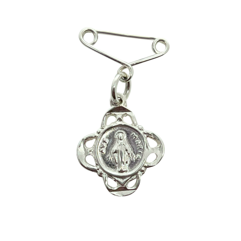 14mm Miraculous Medal Pin