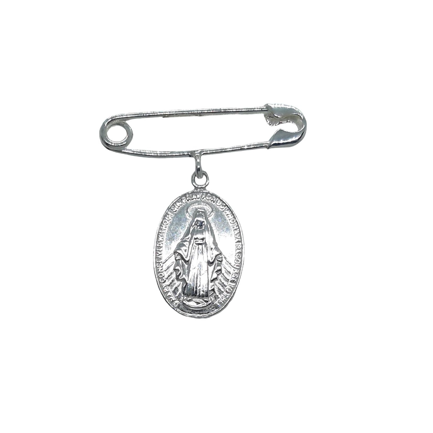 Miraculous Medal Baby Pin