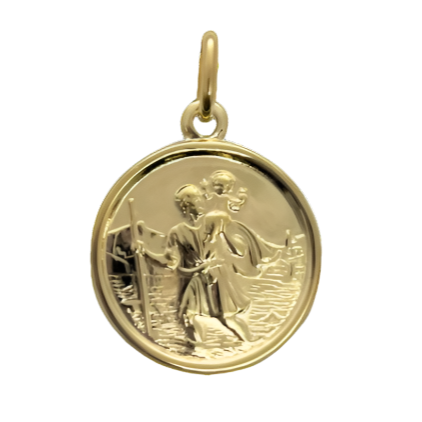 9ct 16mm St Chris