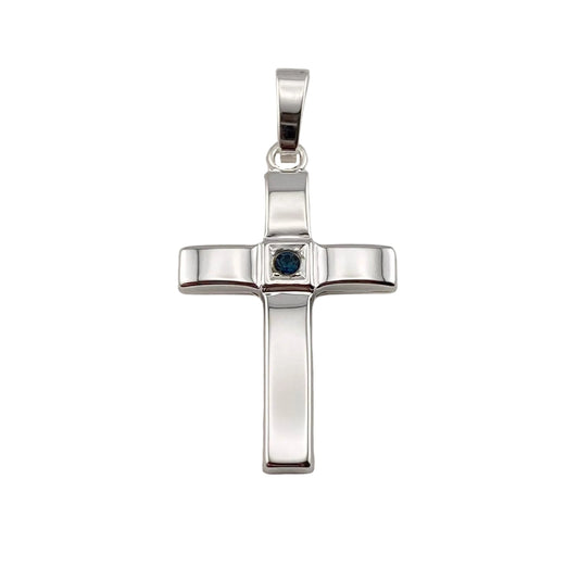 22mm Cross Blue