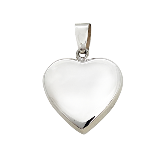 18mm Heart Plain