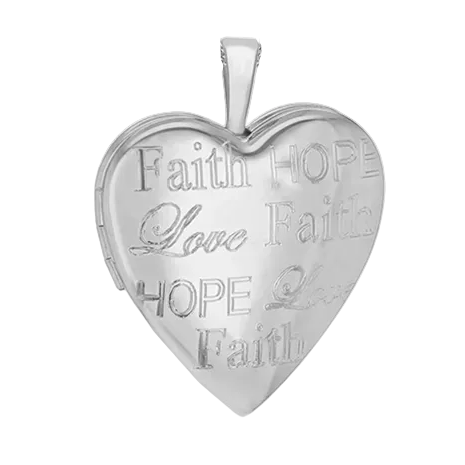 20mm Hope Faith Love