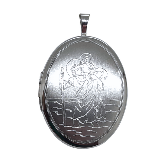 25mm St Chris Locket