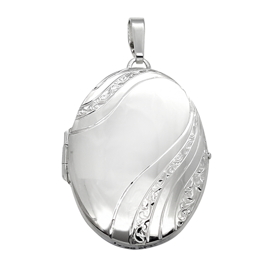 37mm Wave Engraved