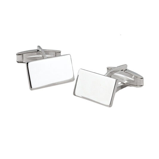 Plain Rectangle Cufflinks