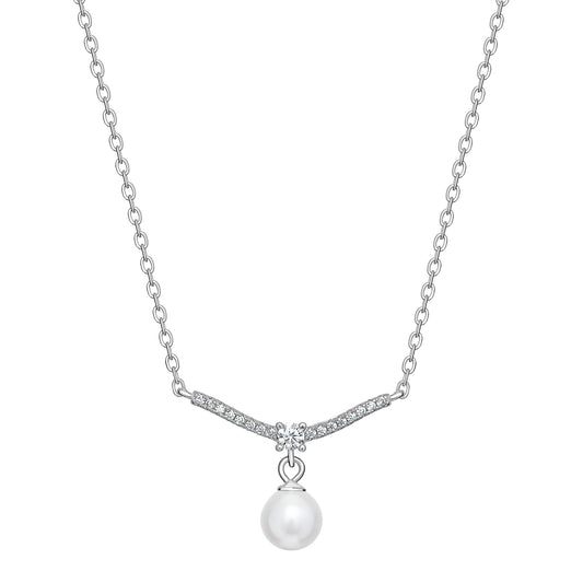 Cz pearl Necklace