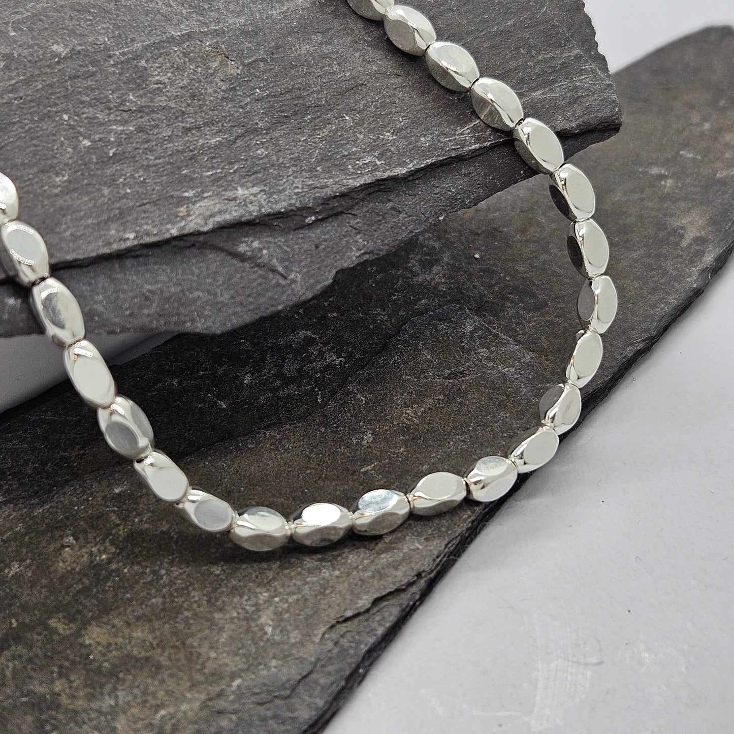 Silver Pebble Necklace